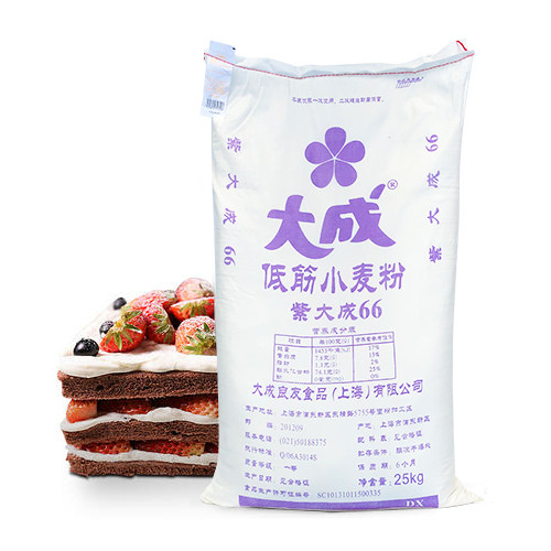 大成面粉良友代理商烘焙低筋小麦蛋糕粉低25kg面粉