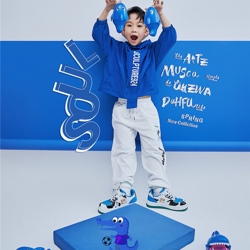 2021新款儿童拍照服装麦格牧童童装潮童主题套装