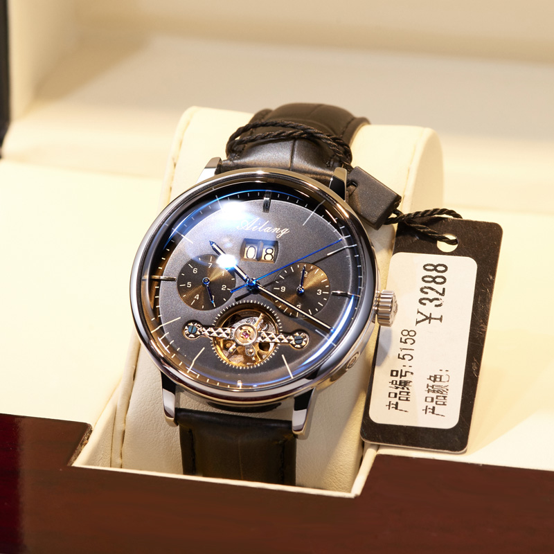 瑞士认证陀飞轮手表男士镂空机械表全自动新概念腕表多功能潮男表