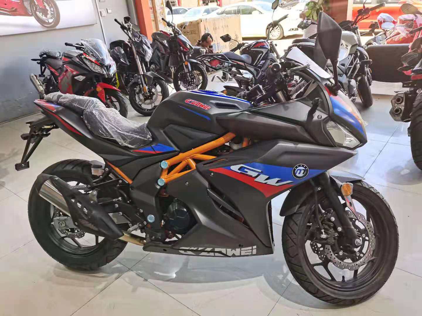 全新新诺h6双缸水冷摩托车跑车重机机车整车摩托车整车