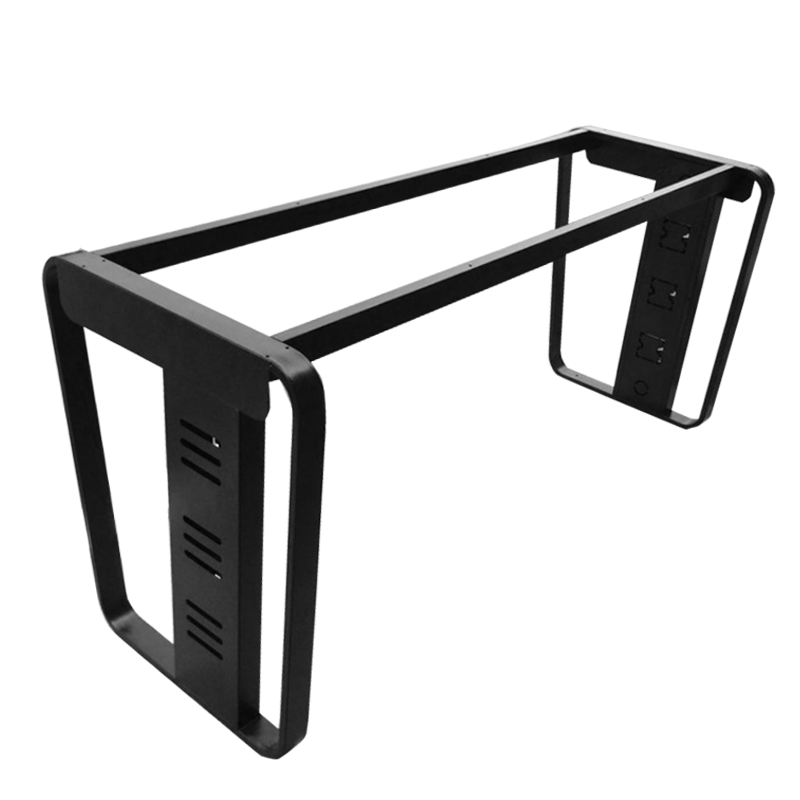 桌架带走线槽电脑办公办公桌桌腿桌子金属支架办公电脑桌