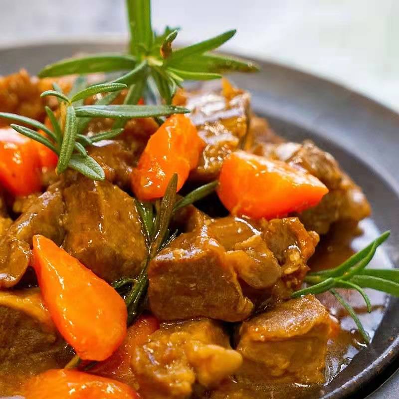 飘香牛腩光头兄弟冷冻调味包装火锅加热即食牛腩
