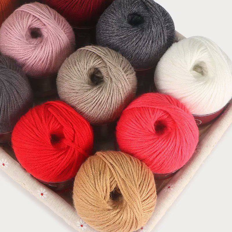 羊绒绒线正品山羊绒100手工编织中粗手编羊毛毛线