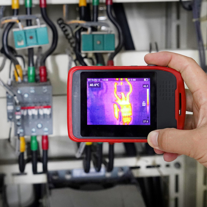 优利德uti120t口袋智能可视测温温热成像diy建筑热像仪