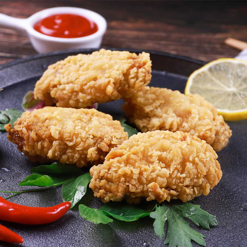 脆皮夏星翅中鸡中鸡翅冷冻炸鸡半成品油炸家庭生鸡翅