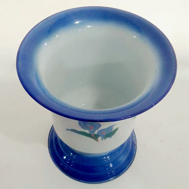 痰盂便盆包邮高脚兰花直形老人儿童尿盆加高痰盂