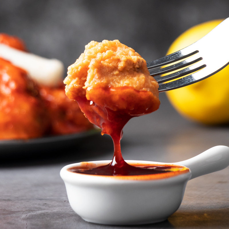 柚子炸鸡基斯果酱10kg蘸酱连锁店裹酱专用甜辣酱类调料