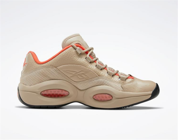 锐步reebok question low 低帮小麦色艾佛森休闲鞋篮球鞋 ef3151