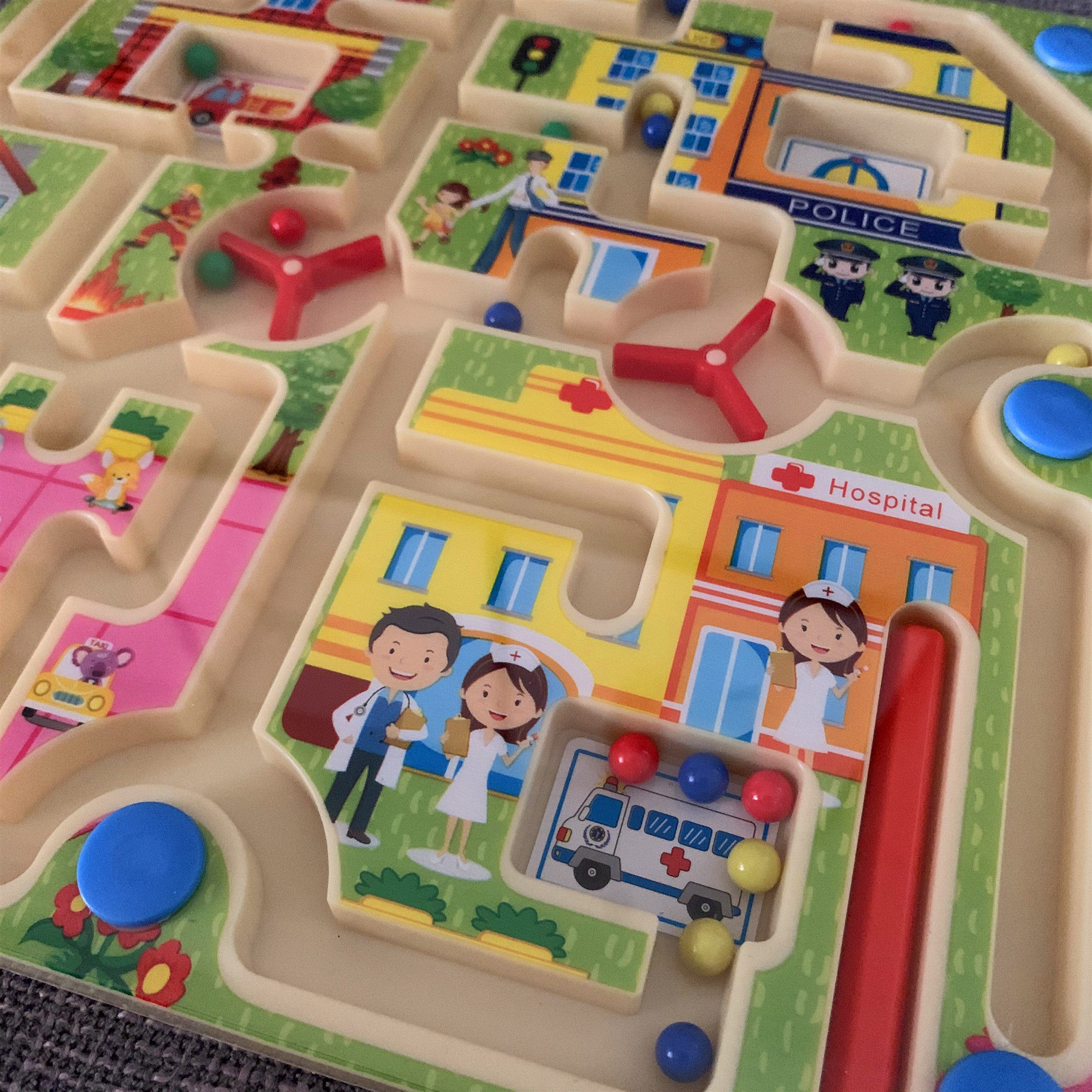 儿童磁性运笔迷宫玩具走珠益智专注注力训练迷宫类