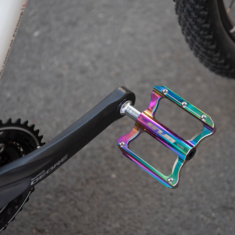 gub自行车脚踏板铝合金山地脚蹬炫彩骑行装备单车配件脚踏