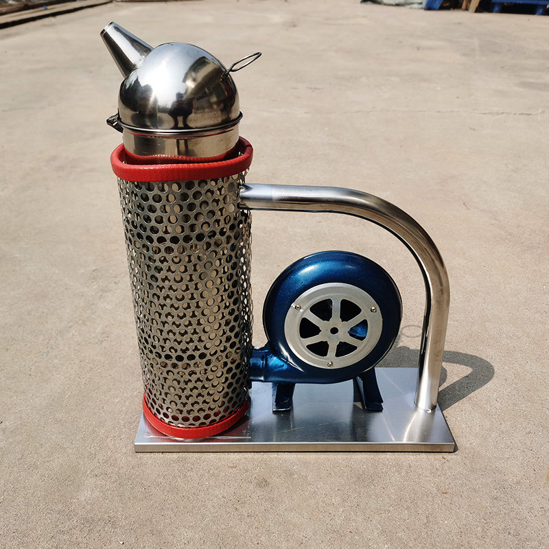 不锈钢手摇式喷烟器防烫鼓风机熏烟器养蜂专用工具熏蜜蜂驱蜂