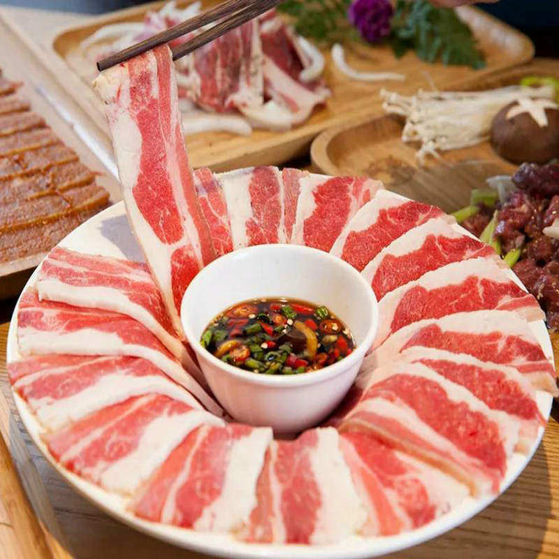 肥牛美国单层5kg雪花牛肉肉卷后胸原切美肥牛肉卷