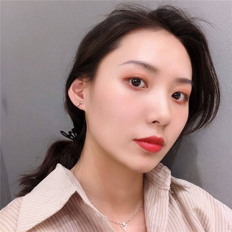 高级感网红925纯银小耳钉2019新款潮小巧简约耳环女学生睡觉免摘