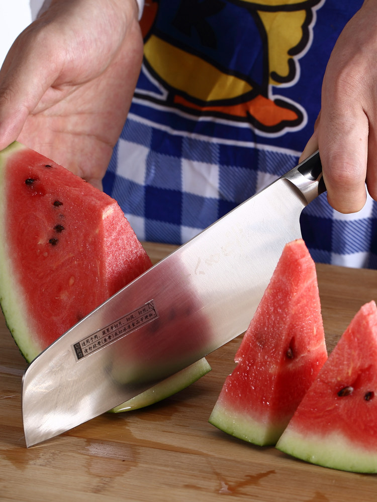 十八子作菜刀切肉切片刀家用女士小切菜刀德国阳江18子作厨房刀具