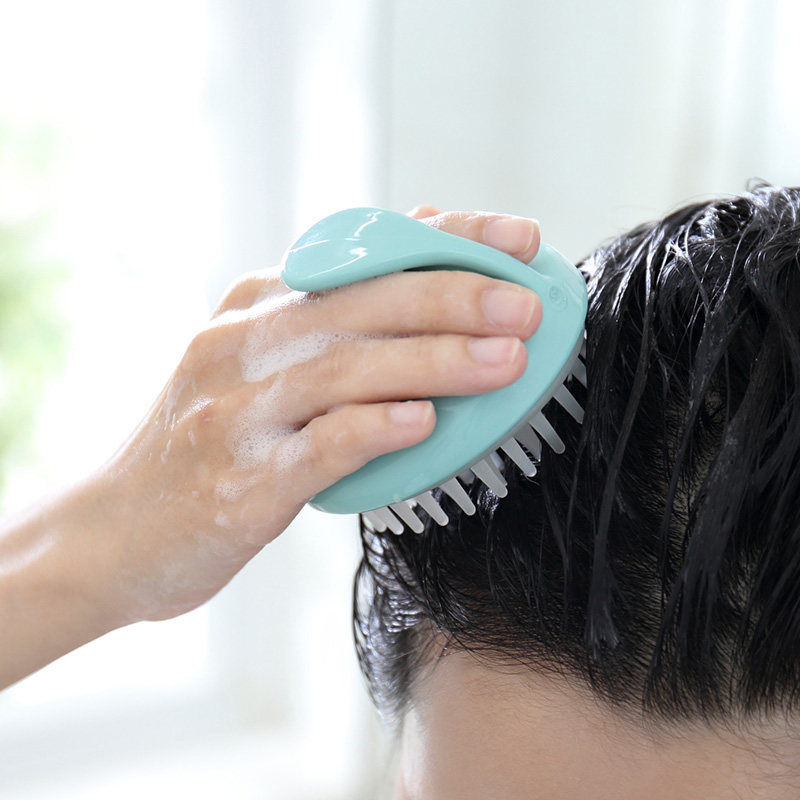 日本fasola洗头刷硅胶按摩刷成人男女通用洗头发刷子洗头洗发神器