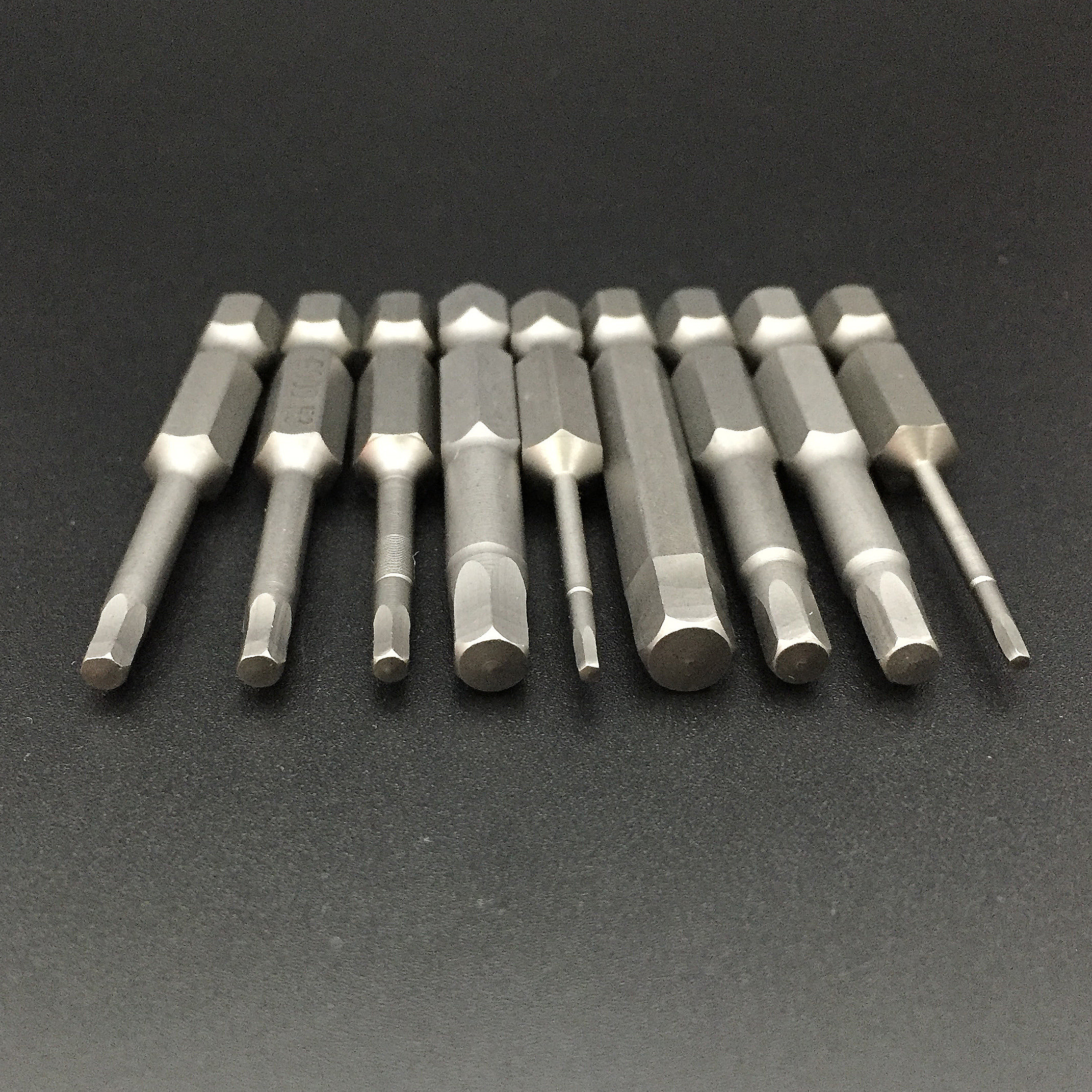 自行车组装高强度s2钢内六角批头磁性加硬气动螺丝刀