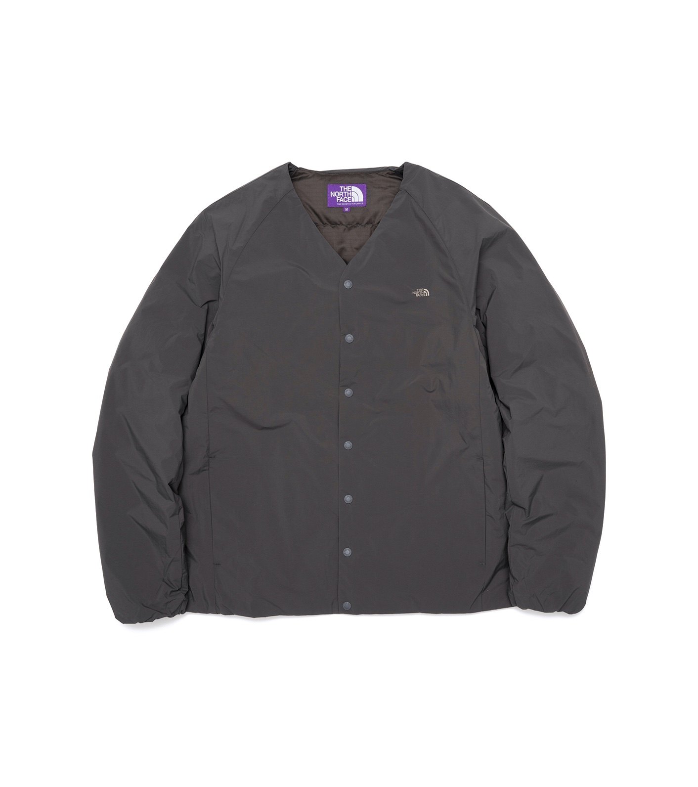 三土在日本 21FW TNF紫标Down Cardigan陈冠希羽绒开衫内胆夹克