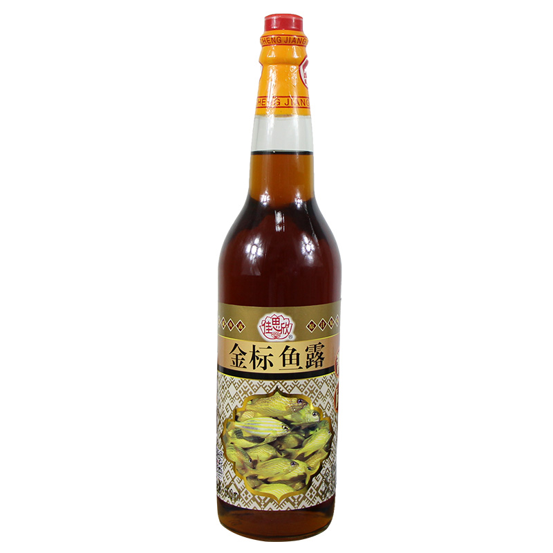 潮汕特产佳思金标鱼露600ml2瓶调料家庭厨用鱼露