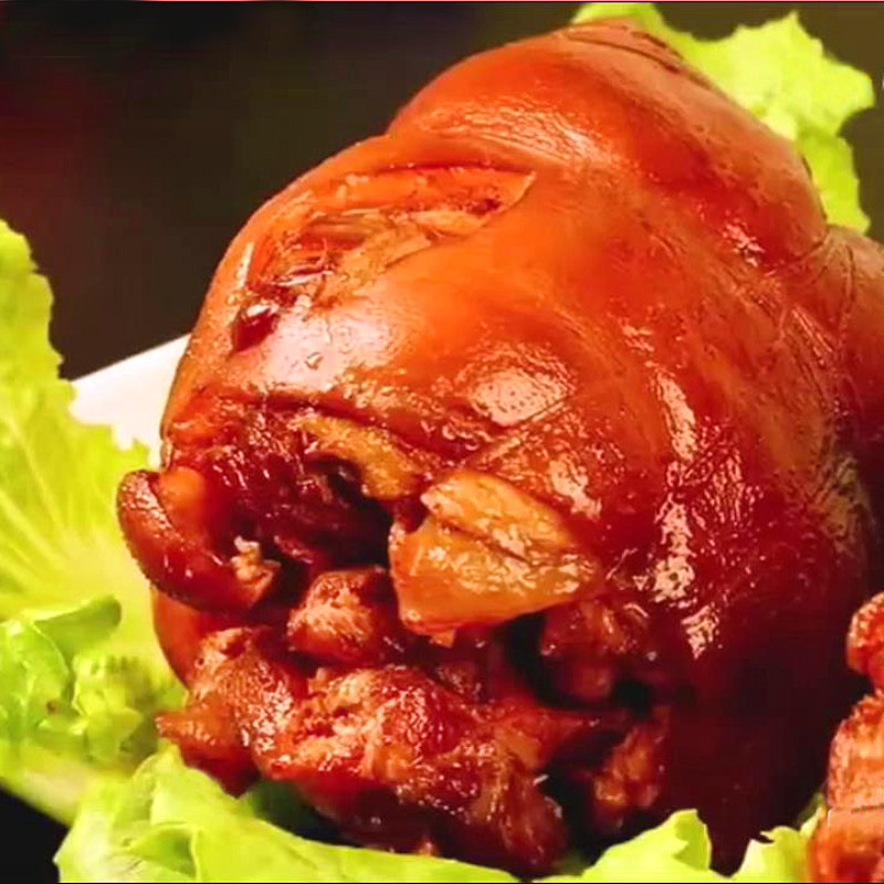 肘子熟食泽榆牌酱卤猪肘花245g猪肉肉类卤肉猪肉类