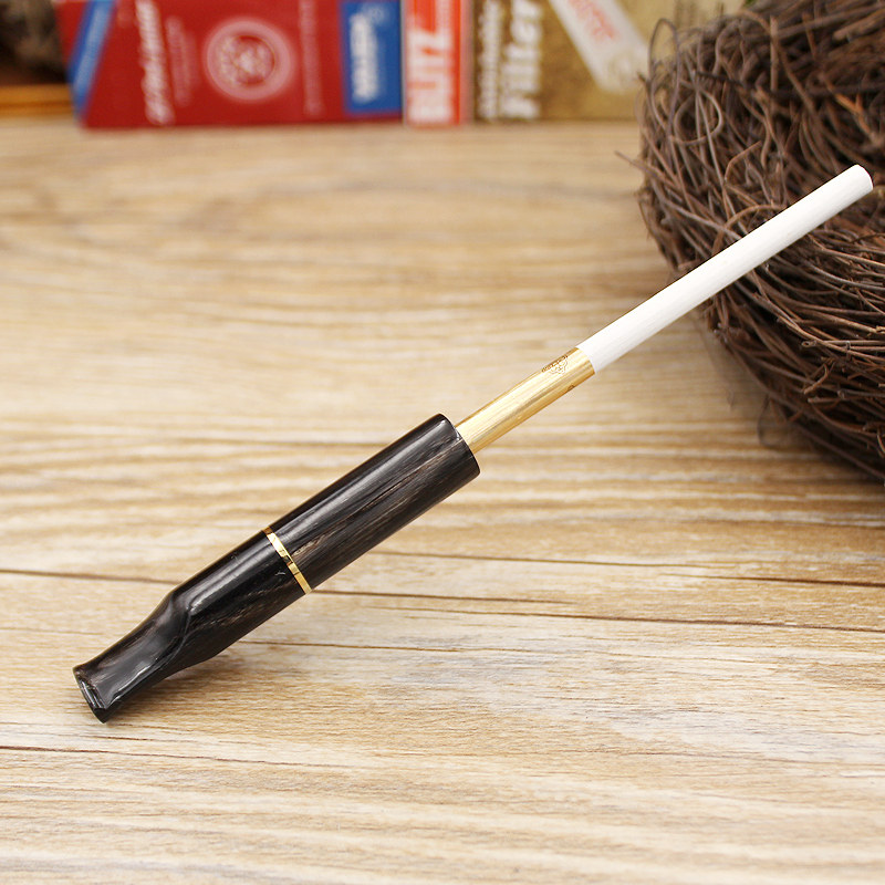 细支小烟细枝黑牛牛角细烟烟嘴过滤器9mm活性炭烟嘴