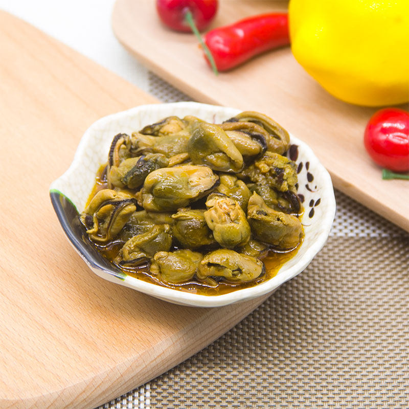 罐头烟熏贻贝85g出口出口欧欧美即食油海虹海鲜贝系列