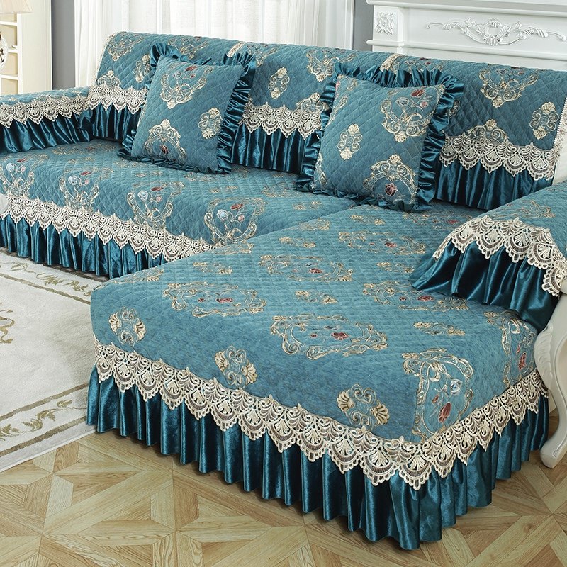 沙发套罩四季通用布艺沙发垫定制贵妃全包盖简约现代简欧lu型防滑