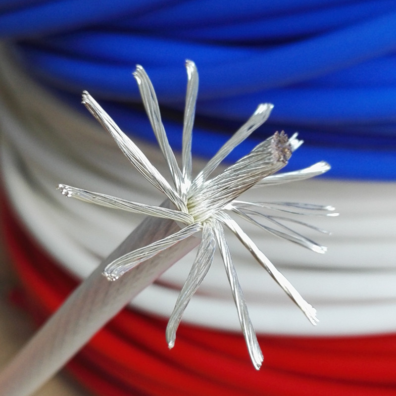 美国进口特氟龙镀银线汽车4号电源线高纯度包银线音箱线喇叭线