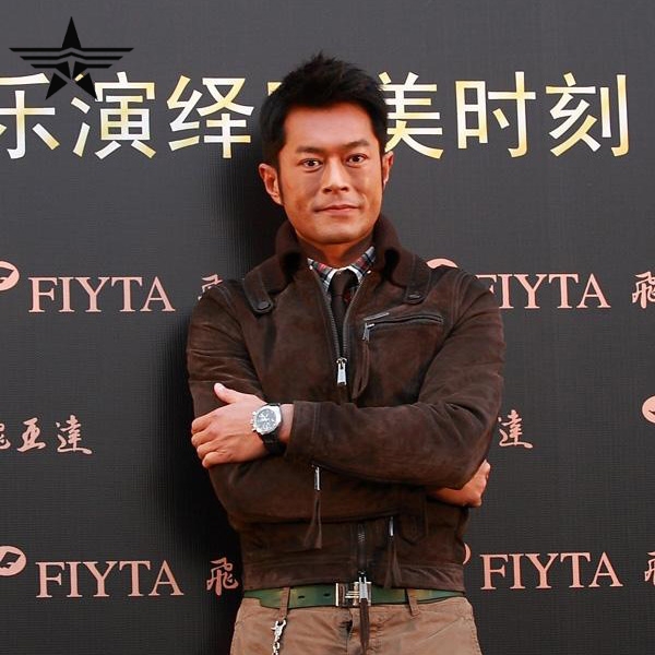 麂皮绒立领短款机车修身夹克外套男式咖啡色古天乐同款