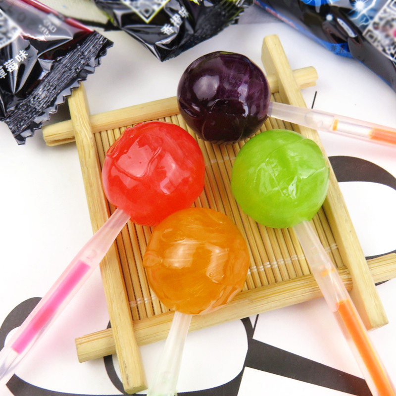 网红棒棒糖荧光棒糖儿童糖果礼物亮光糖糖抖音传统糖果