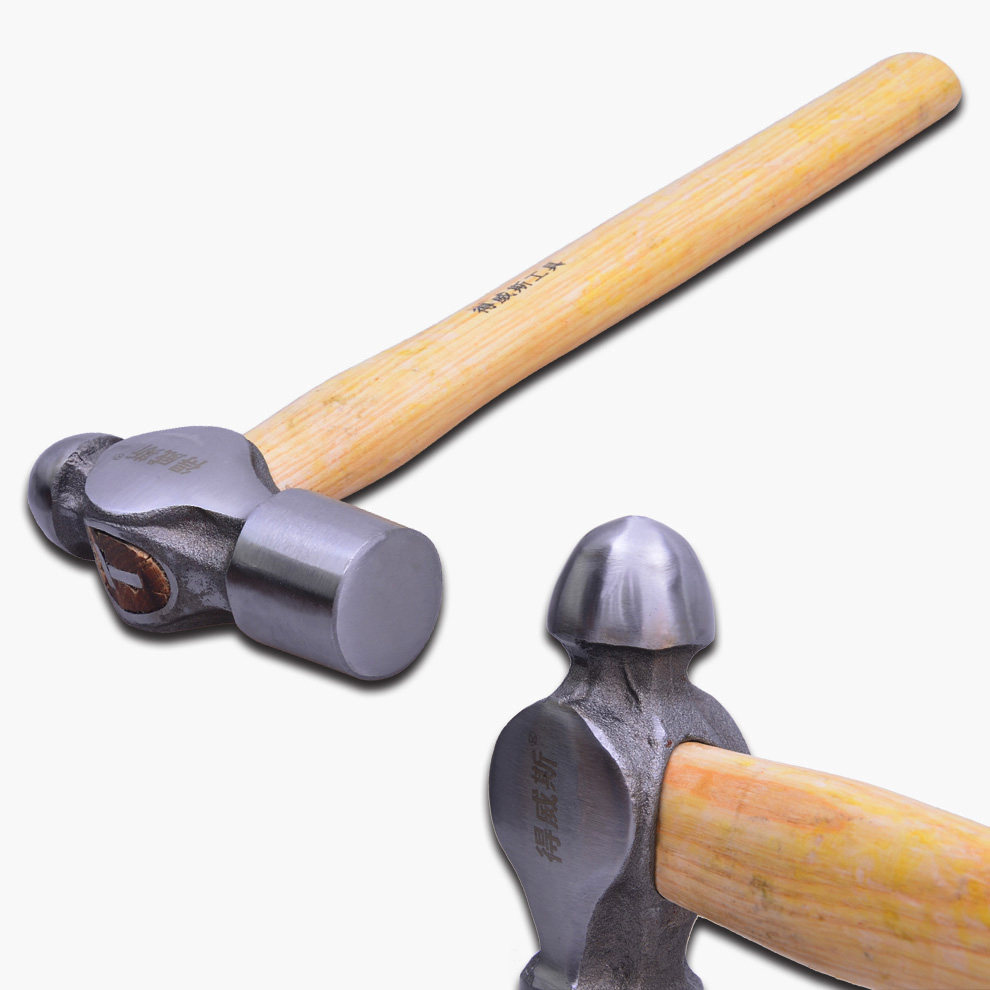 得威斯工具圆头锤 五金敲击铁锤 奶子锤 钉锤头 榔头 安装锤子