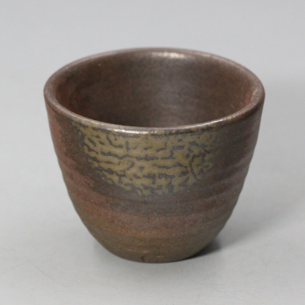 日本柴烧茶杯美浓志野唐津濑户清水烧粗陶小茶杯