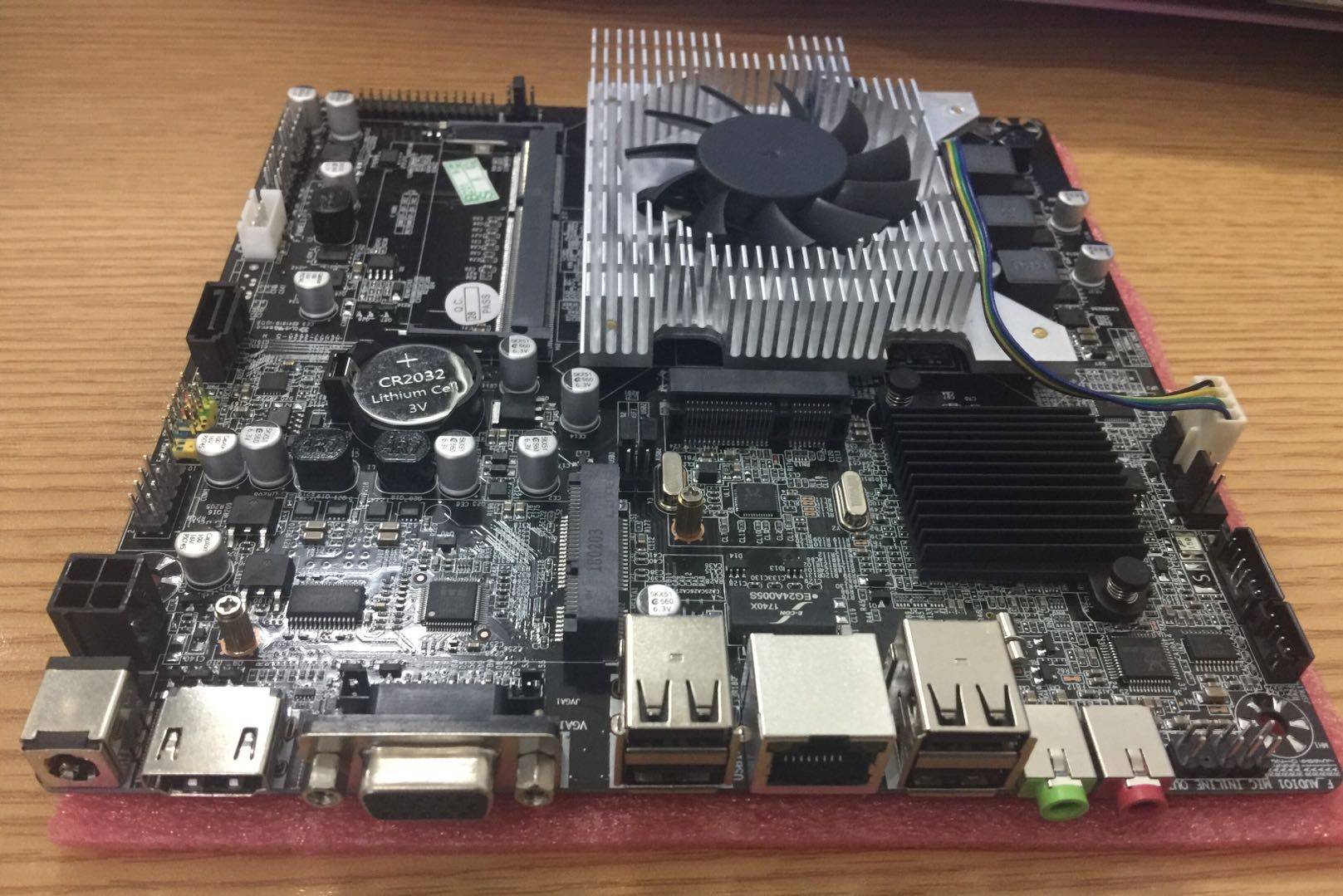 标硕b800代替1037自带cpu散热器风扇miniitx嵌入式主板