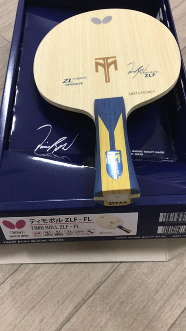 日本原装正品butterfly蝴蝶波尔zlf碳素乒乓球底板乒乓底板