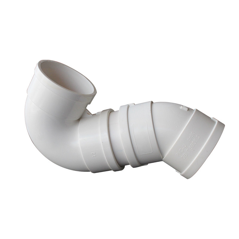 pvc弯头 配件50 75 110下水管直接三通p型s型存水弯 排水管管件