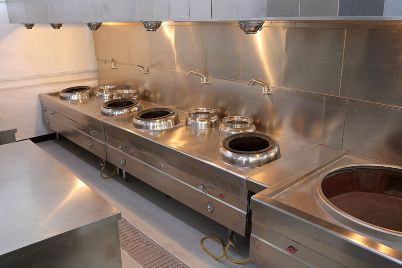 304双炒双温灶商用饭店用不锈钢加厚鼓风灶猛火灶燃气天然气液炉