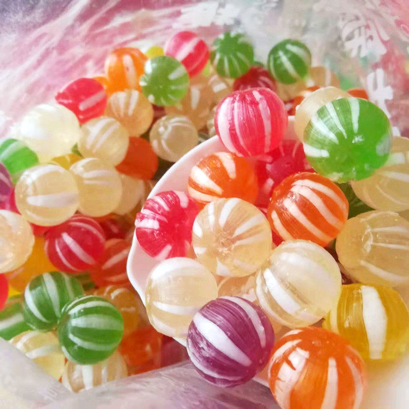 东北老式糖球光腚糖混合水果味硬糖500g喜糖传统糖果