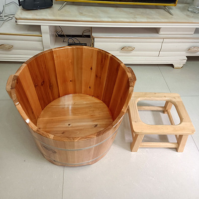 坐浴桶木桶坐浴盆药浴臀浴妇科泡臀桶半身浴盆男女私处木盆免蹲式