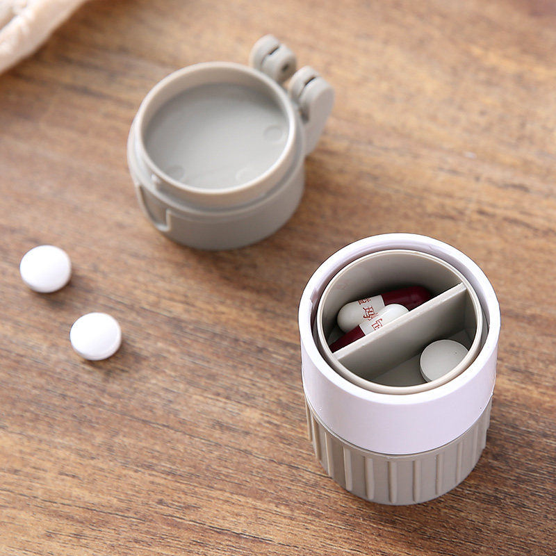 切药神器家用分割药丸药片磨粉研磨多功能儿童药盒