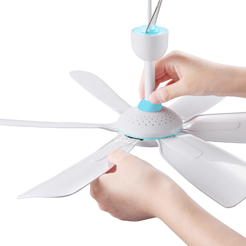 中联吊扇蚊帐家用小型迷你微风宿舍学生床上吊扇