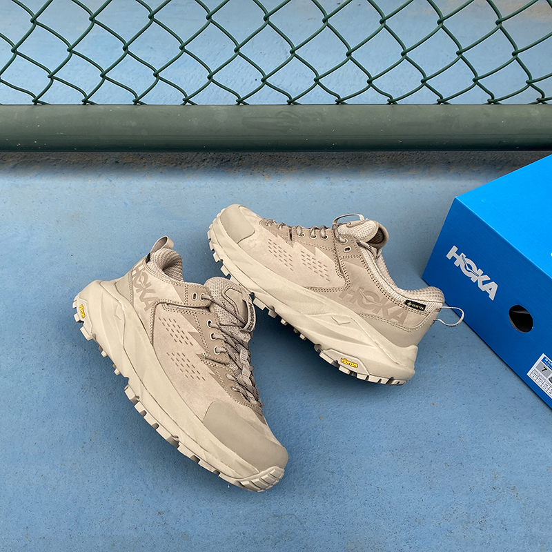 HOKA ONE ONE男鞋Kaha卡哈低帮GORE-TEX户外防水防滑徒步鞋登山鞋