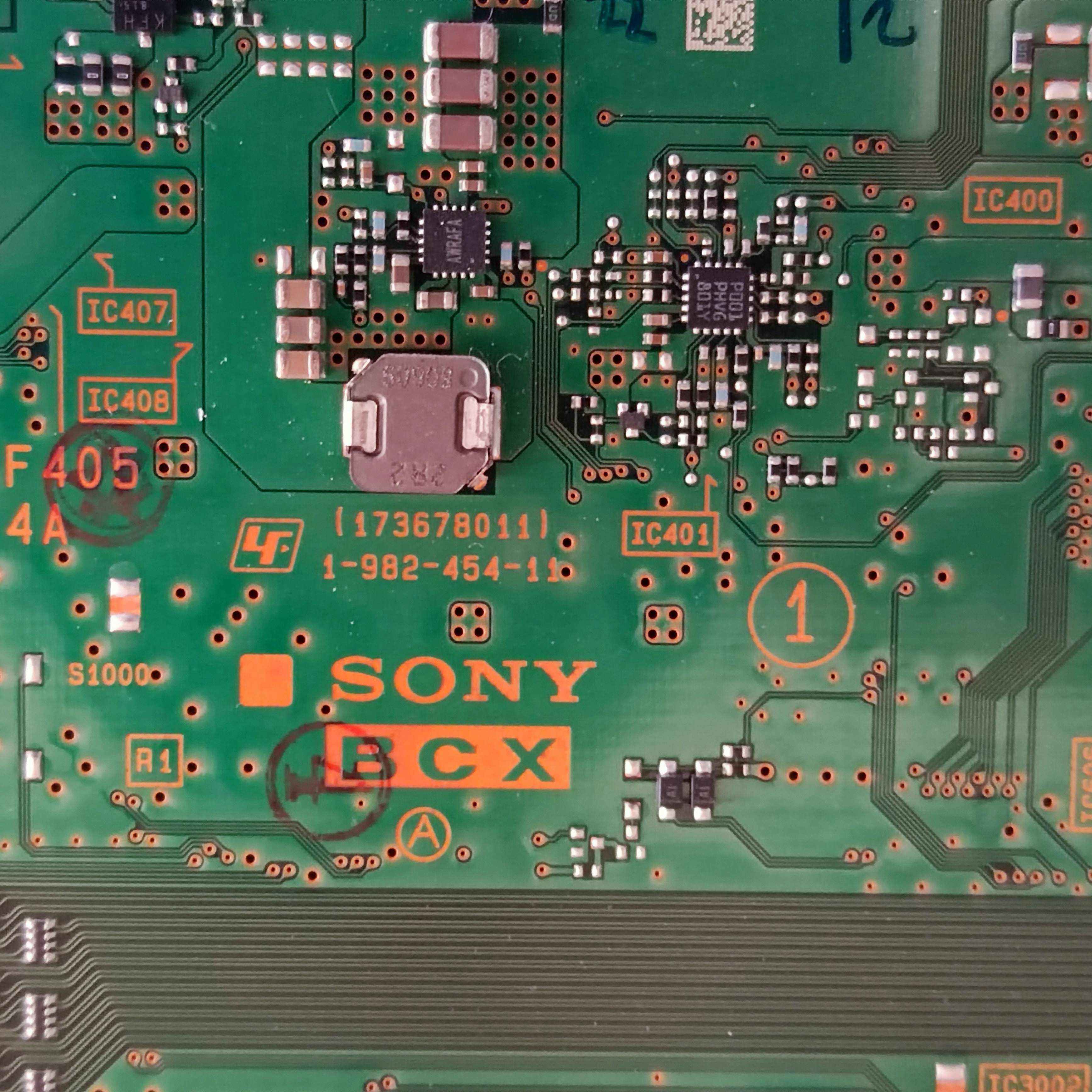 原装索尼kd-55x7500f液晶电视主板1-982-454-31配屏hv550qub电路显示