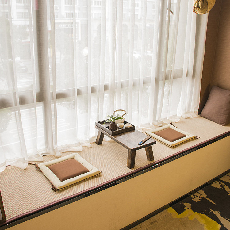 飘窗垫窗台垫定制 日式榻榻米坐垫子加厚阳台垫防滑定做飘窗毯