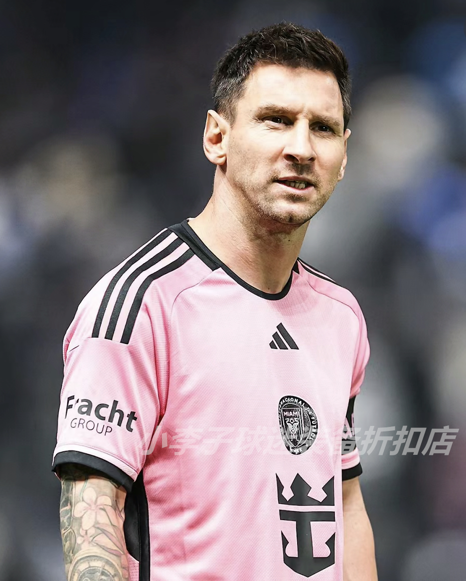 迈阿密国际主场梅西球衣10号2024美职联球员版短袖足球服苏亚雷斯