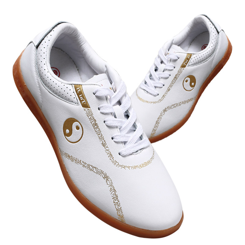 高档春夏真皮牛筋太极男女透气头层牛皮武术太极鞋