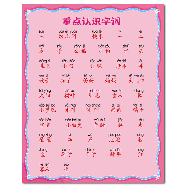 快乐字宝宝第一册1小班上册幼儿园dvd电子课件教材课程用书三孩子看图