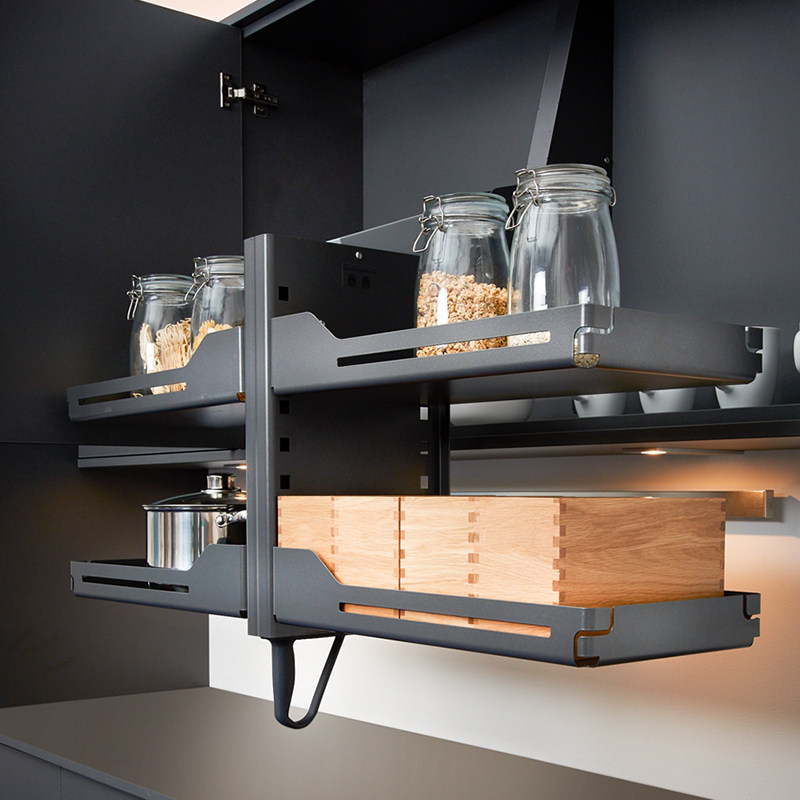 瑞士铂格peka天使降临厨房吊柜升降拉篮原装进口拉篮