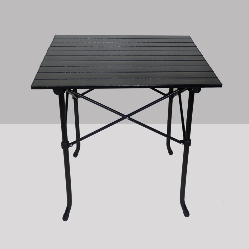 户外折叠桌椅套装便携式铝合金组合休闲烧烤野营圆椅高档帆布包邮