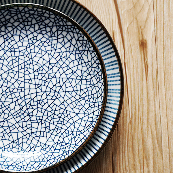 川岛意网碟子餐盘牛排西餐个性菜盘盘