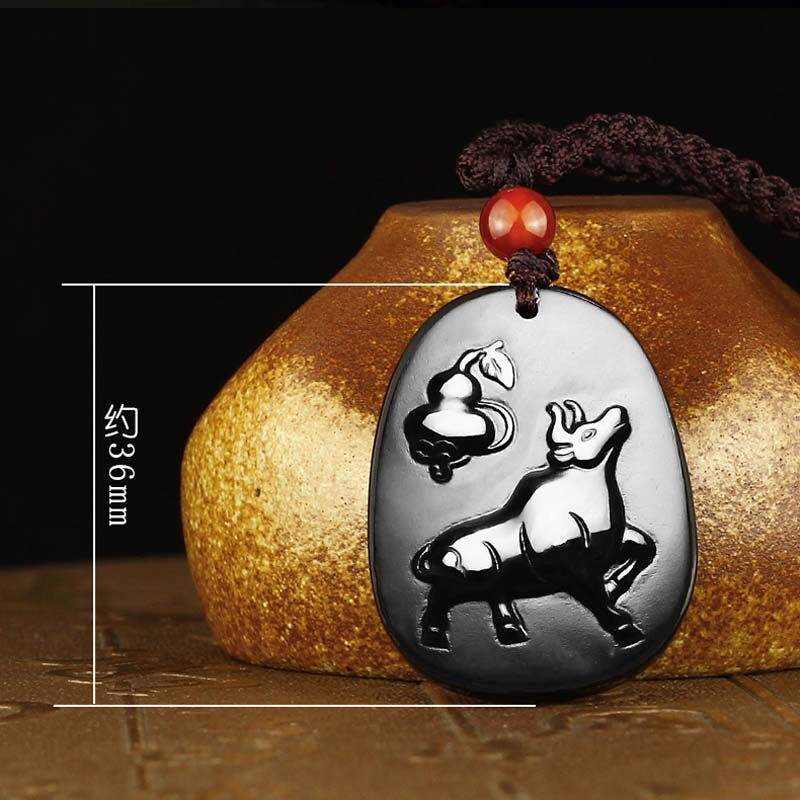 增庆堂吉牛保运2020属鼠本命年吉祥物吊坠男女化太岁双牛保岁礼物