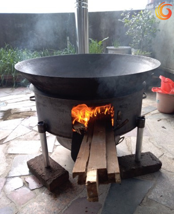 木柴炉灶农村家用户外做饭加高高脚柴禾土锅野餐炉具
